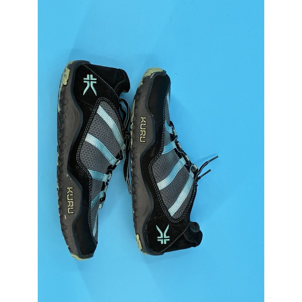 KURU Chicane Women’s 8.5 Black Gray Mint Trail Hiking Walking Shoes